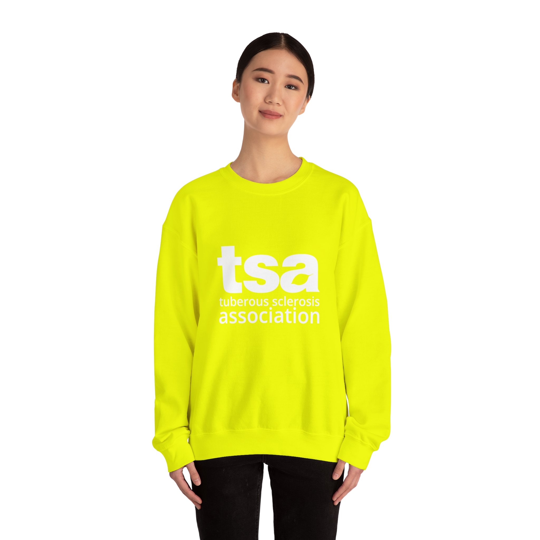 TSA Unisex Heavy Blend Sweatshirt - White Logo - Image 20