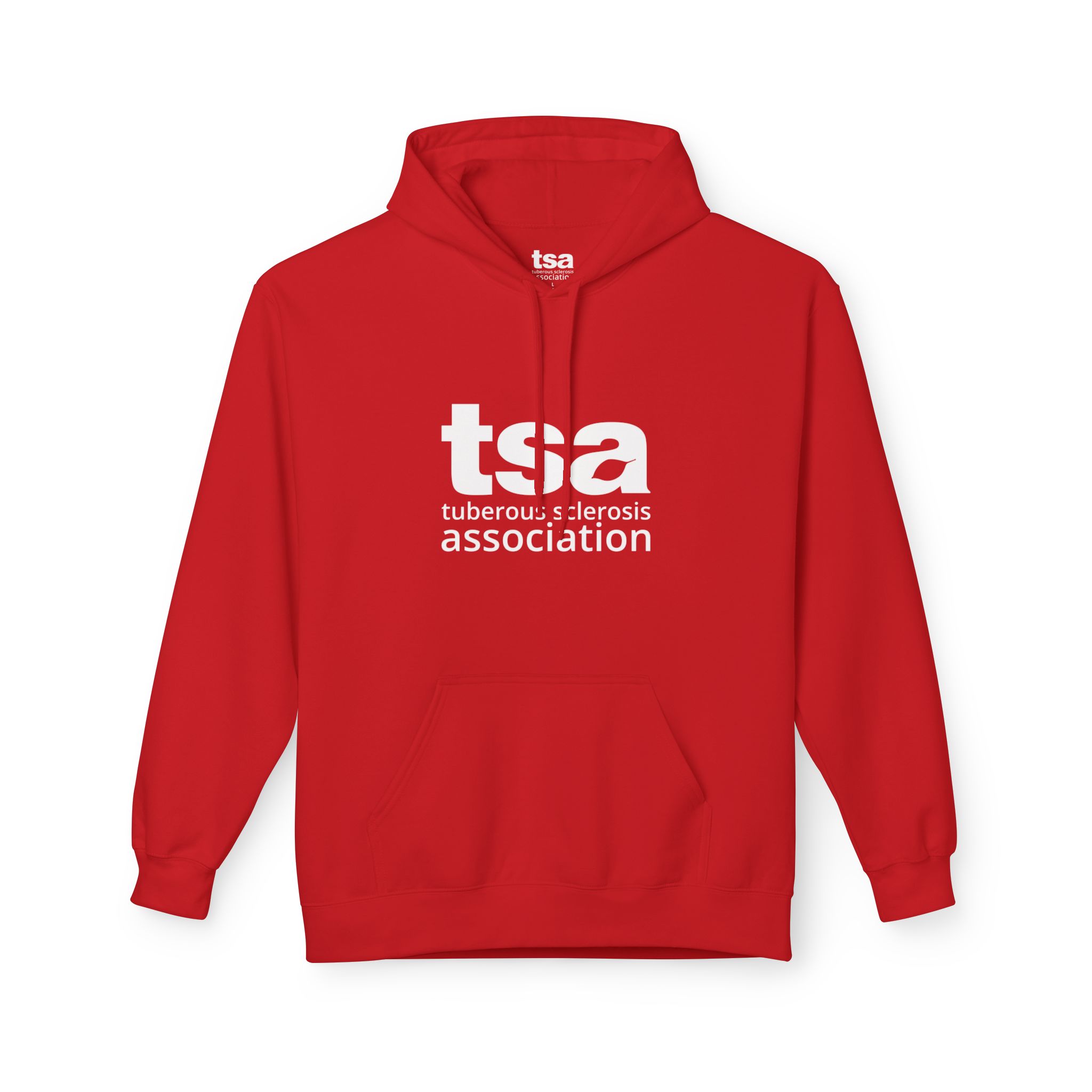 TSA Unisex Softstyle Fleece Hoodie - White Logo - Image 17