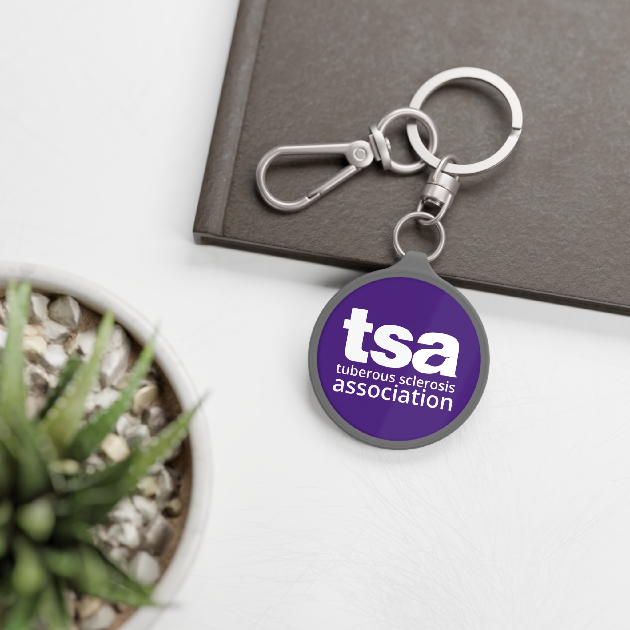 TSA Keyring Tag - White Logo - Image 4