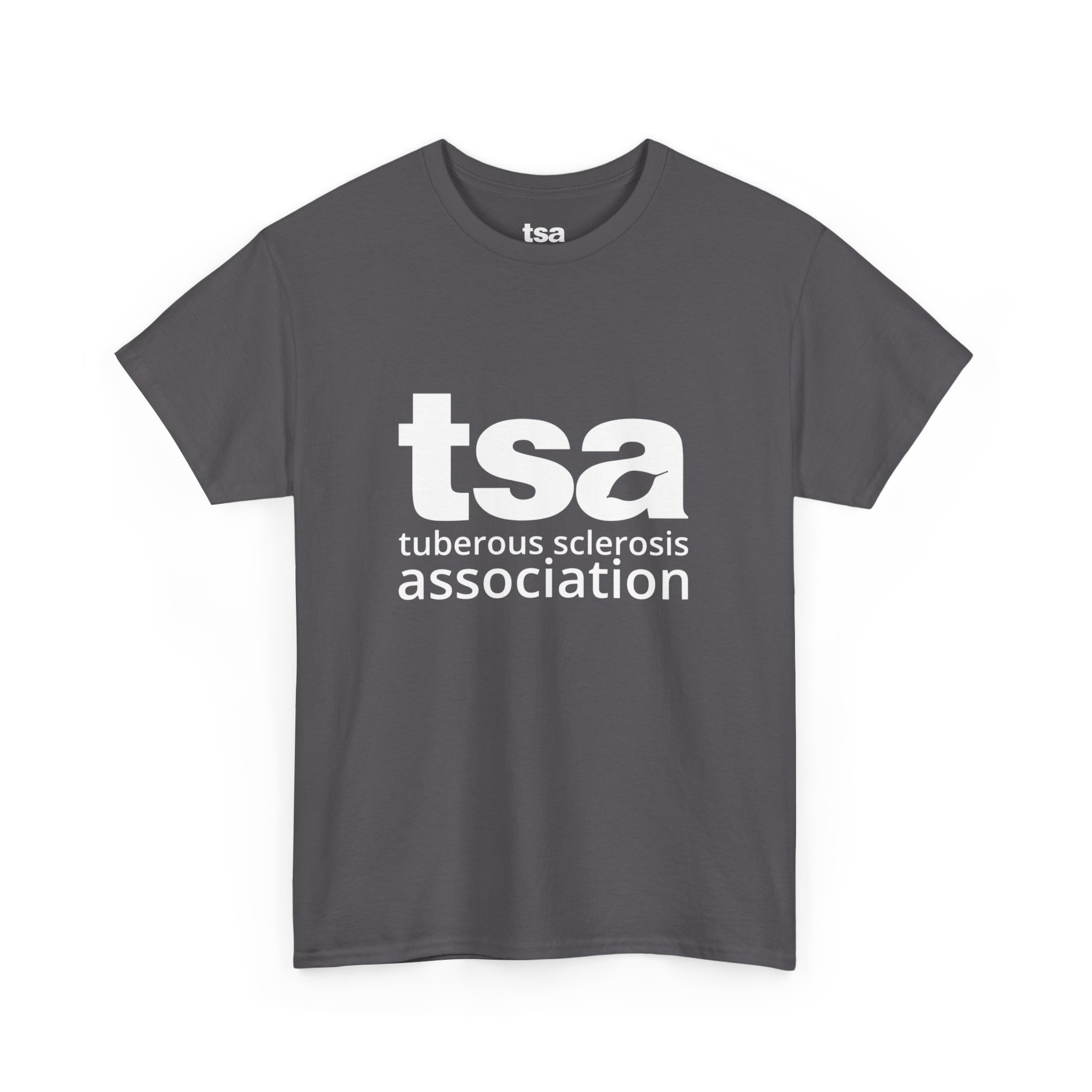 TSA Unisex Heavy Cotton Tee - White Logo - Image 19