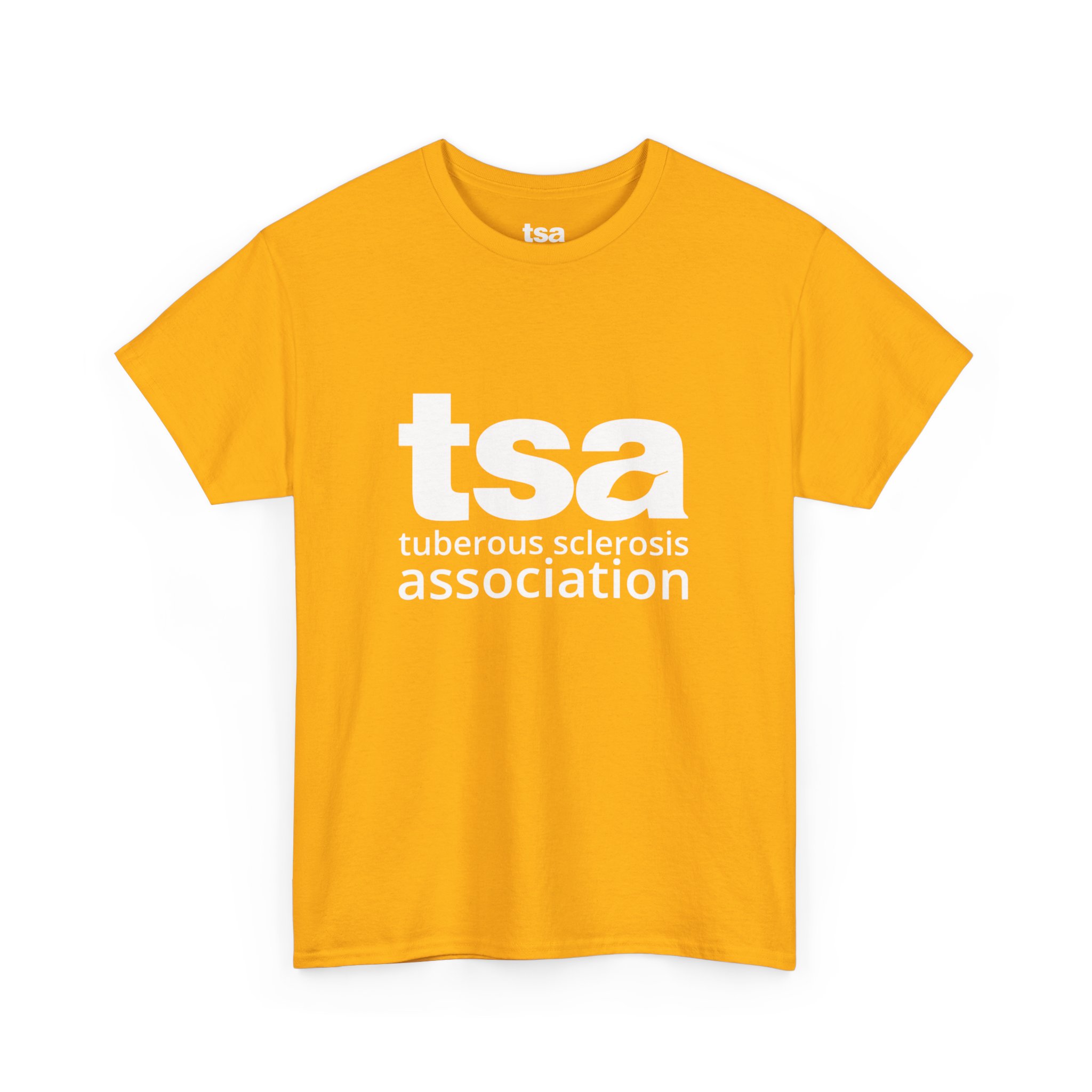 TSA Unisex Heavy Cotton Tee - White Logo - Image 15