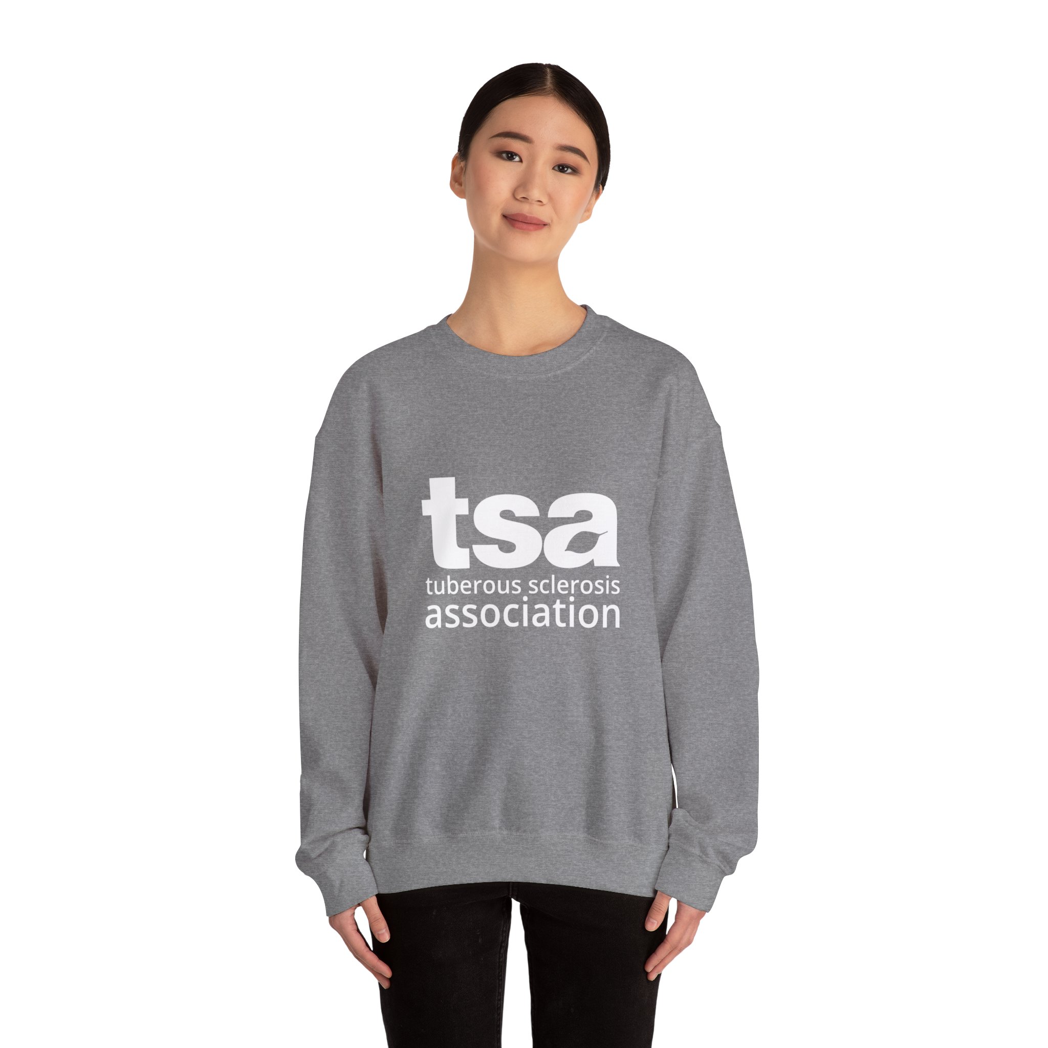TSA Unisex Heavy Blend Sweatshirt - White Logo - Image 24