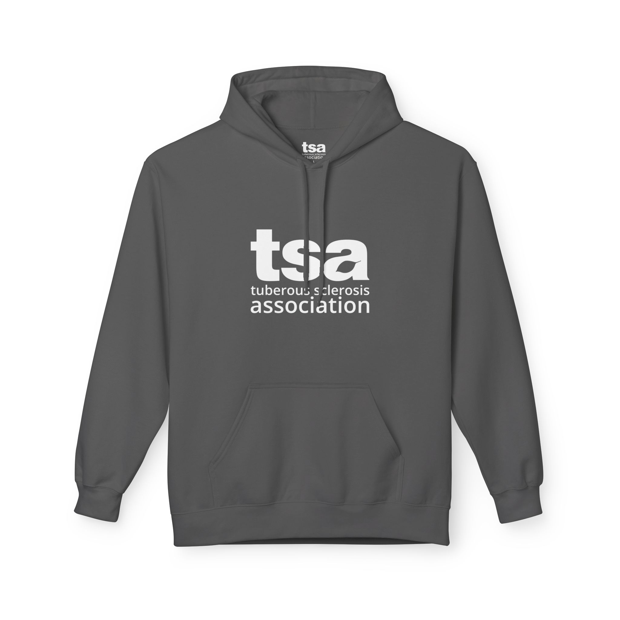 TSA Unisex Softstyle Fleece Hoodie - White Logo - Image 9