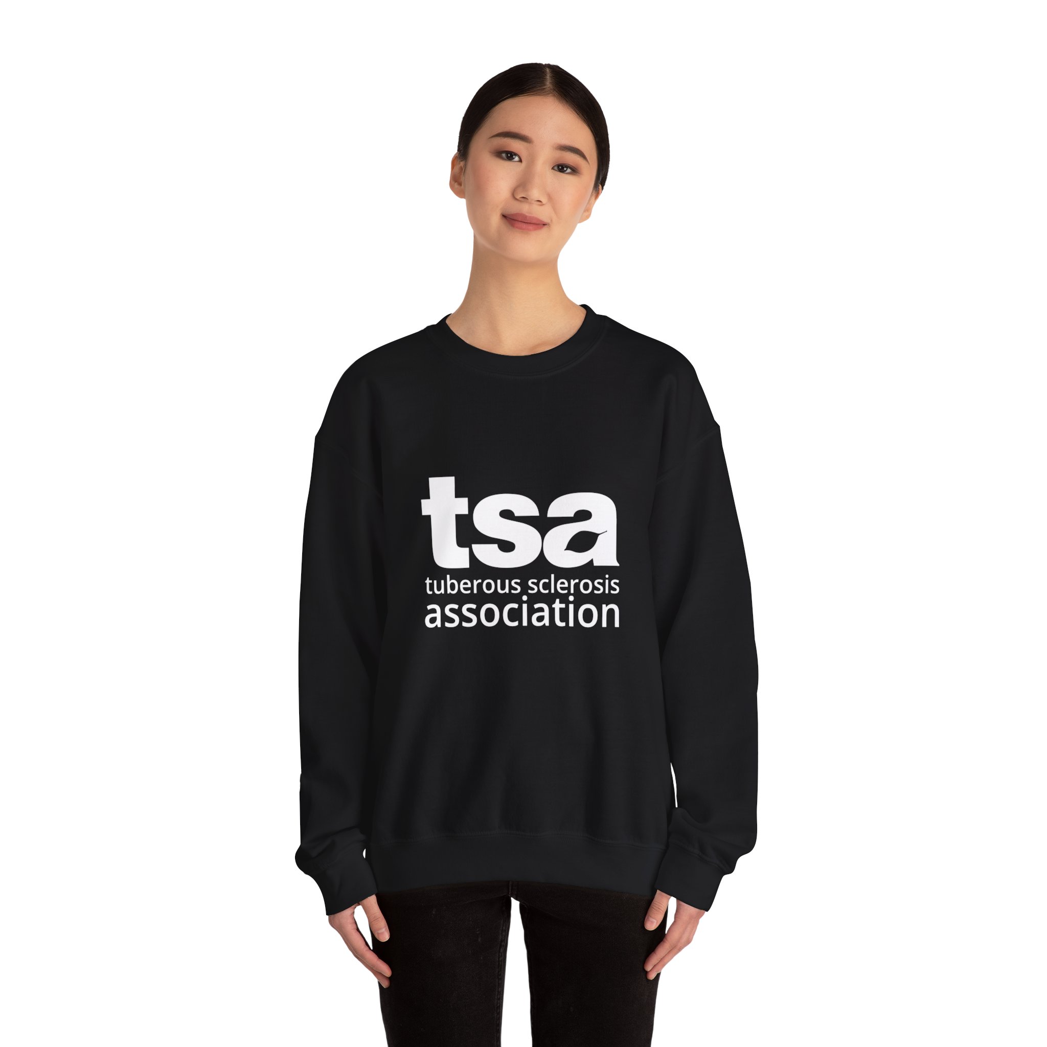 TSA Unisex Heavy Blend Sweatshirt - White Logo - Image 12