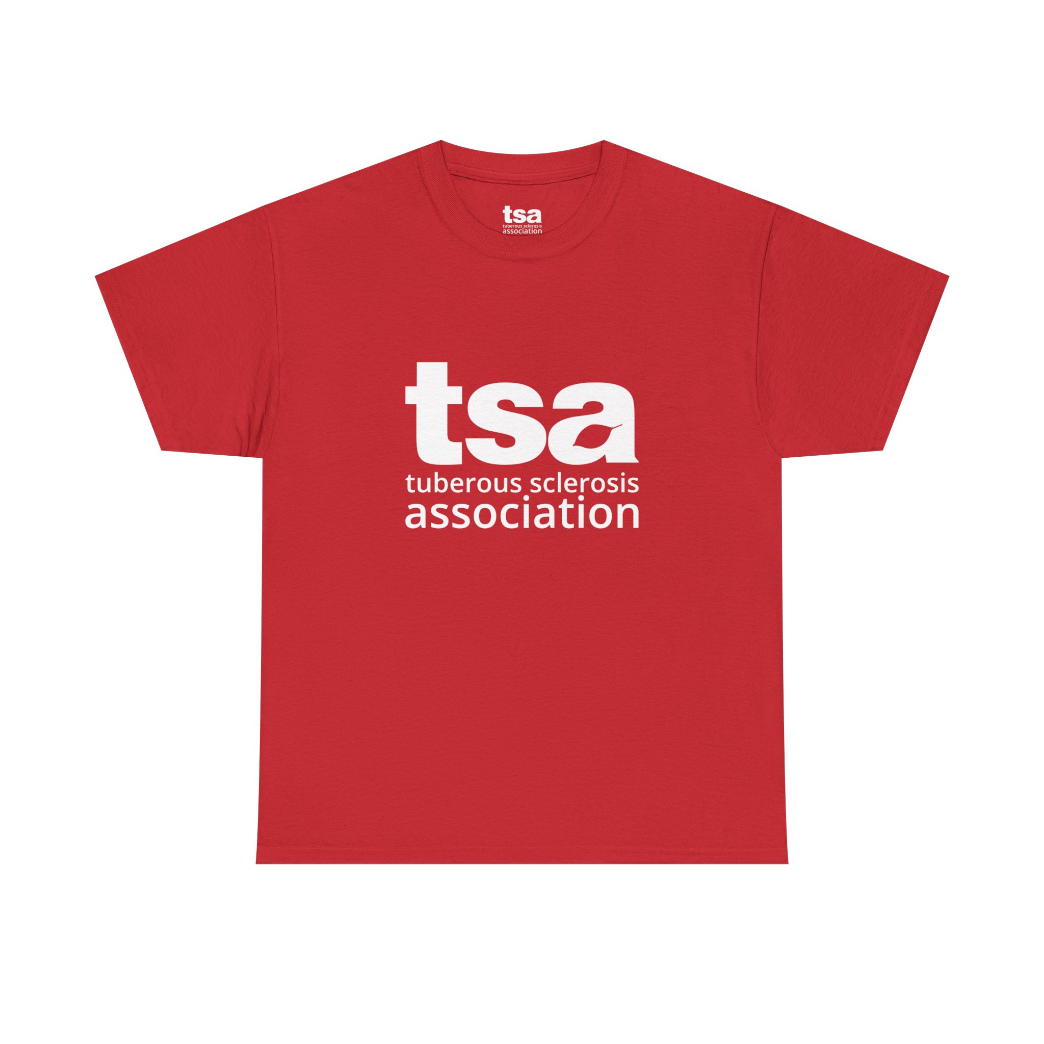 TSA Unisex Heavy Cotton Tee - White Logo - Image 25