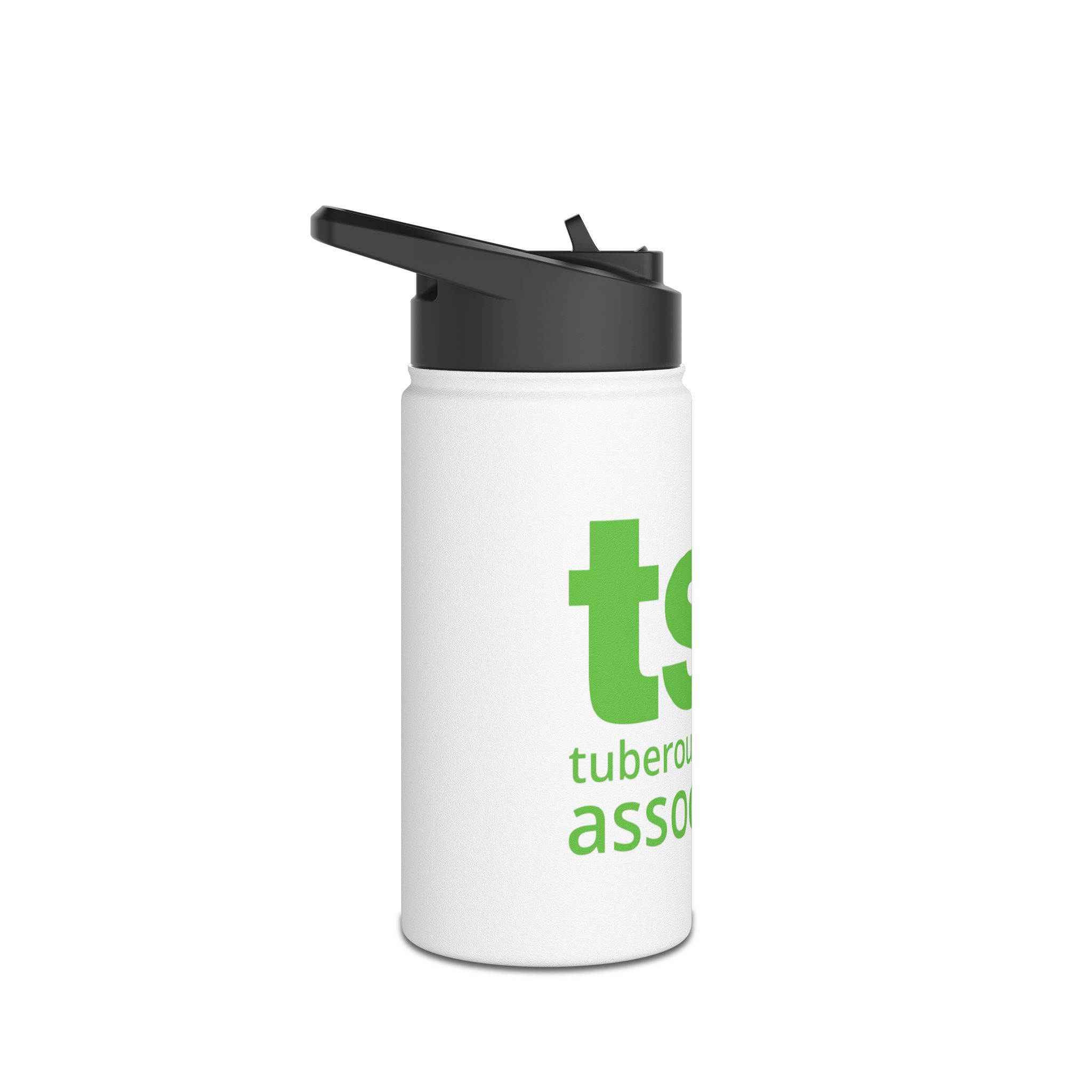 TSA Stainless Steel Water Bottle - Green Logo - Image 3