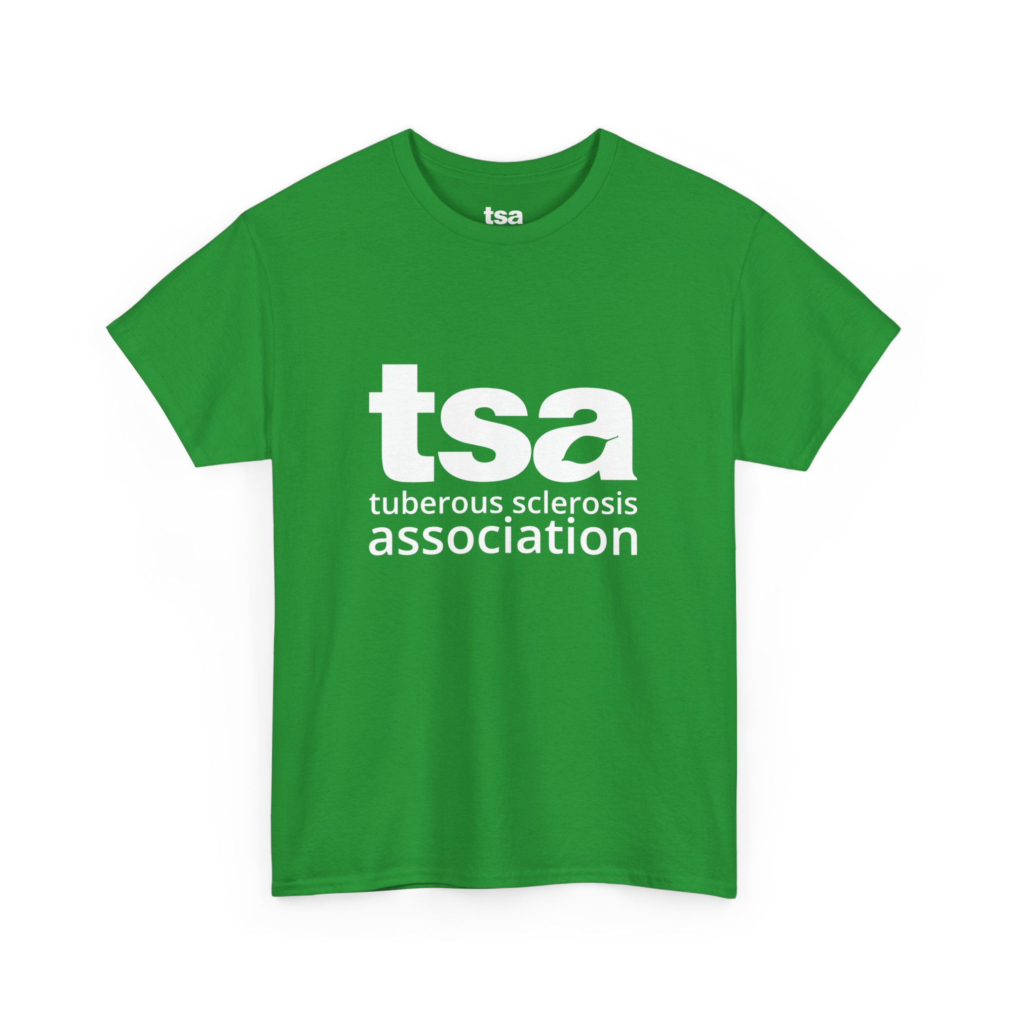 TSA Unisex Heavy Cotton Tee - White Logo - Image 3