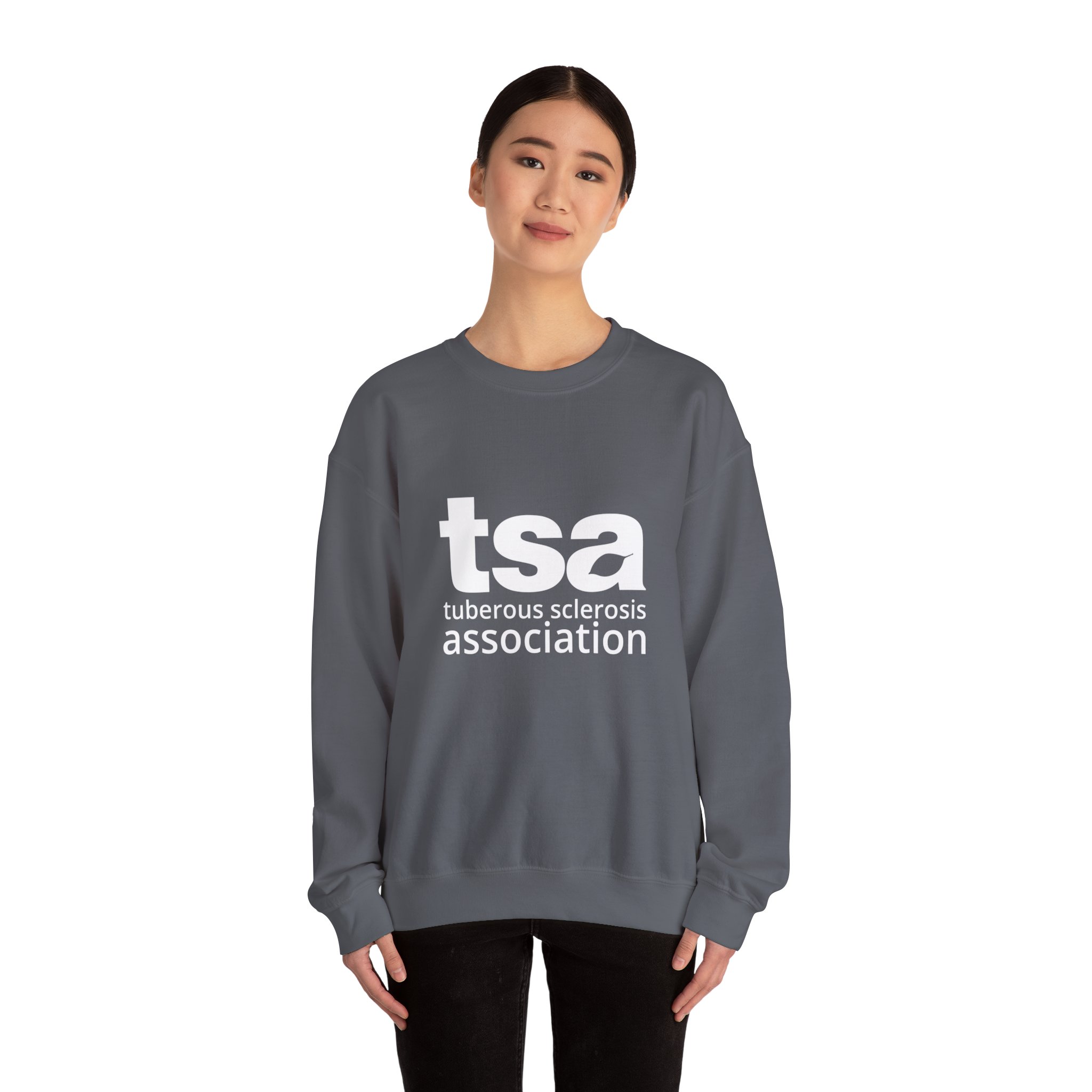 TSA Unisex Heavy Blend Sweatshirt - White Logo - Image 32