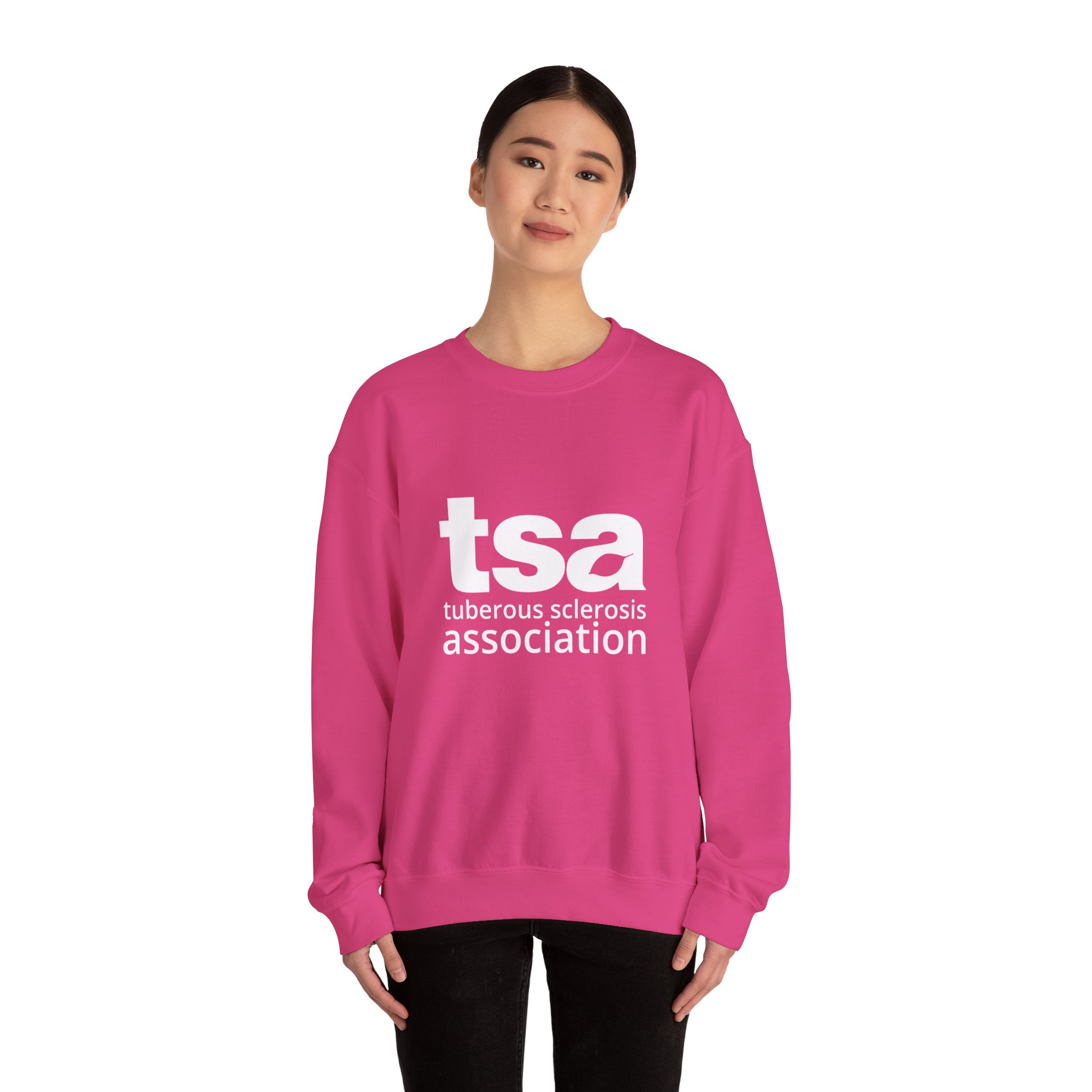 TSA Unisex Heavy Blend Sweatshirt - White Logo - Image 44