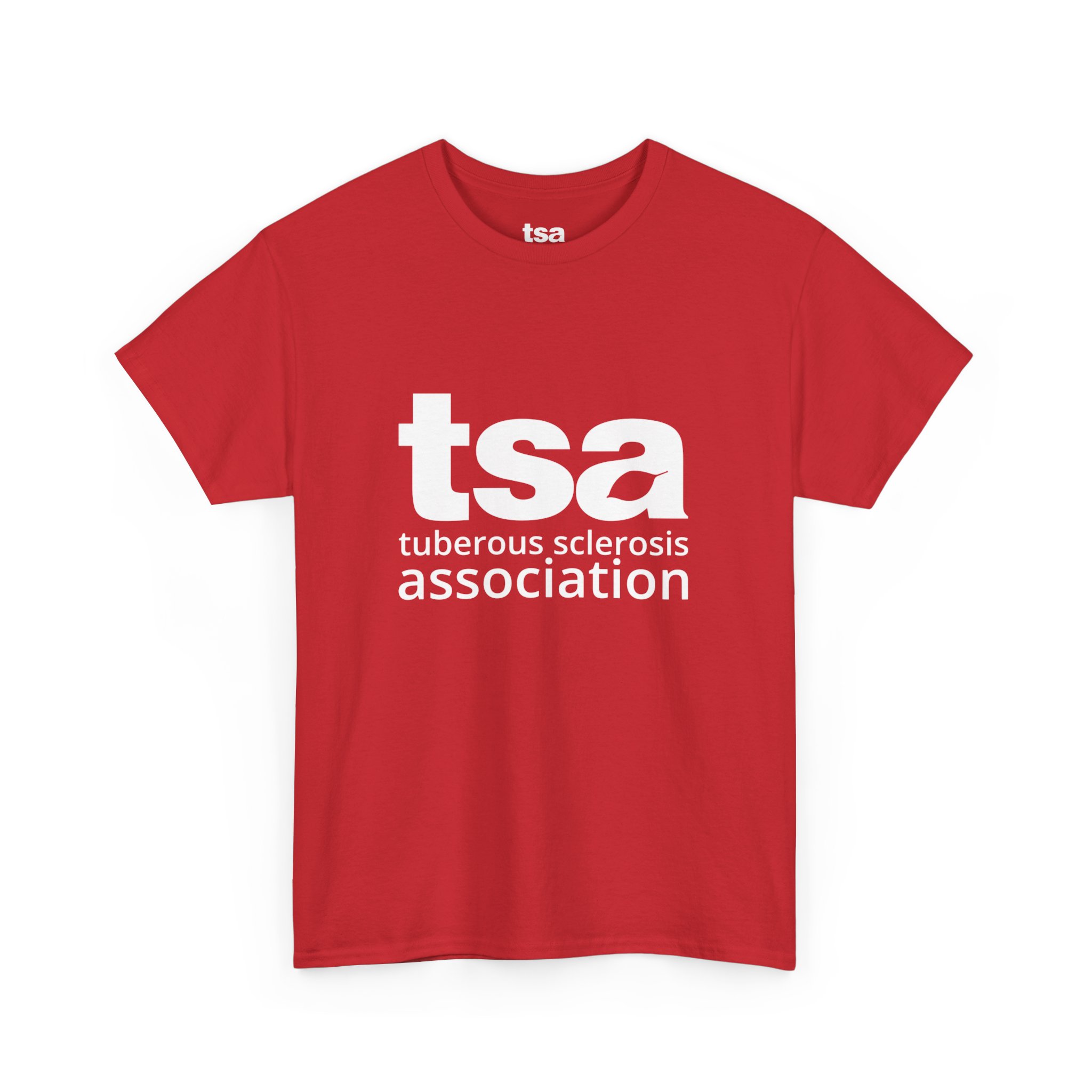 TSA Unisex Heavy Cotton Tee - White Logo - Image 27