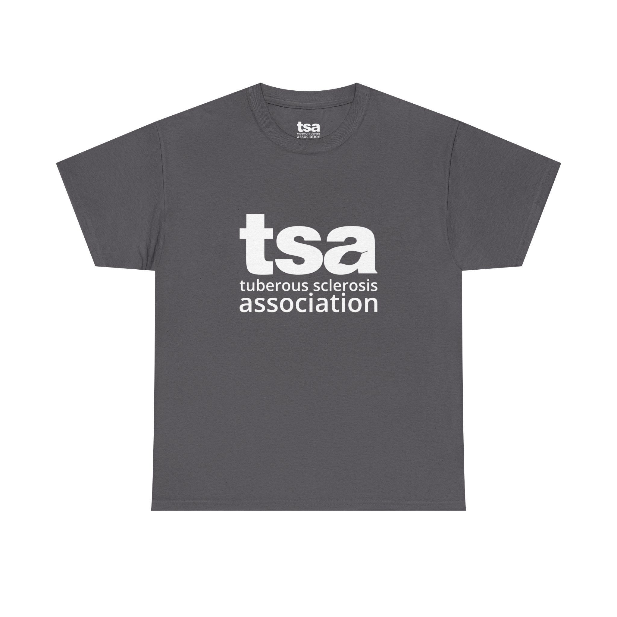 TSA Unisex Heavy Cotton Tee - White Logo - Image 17