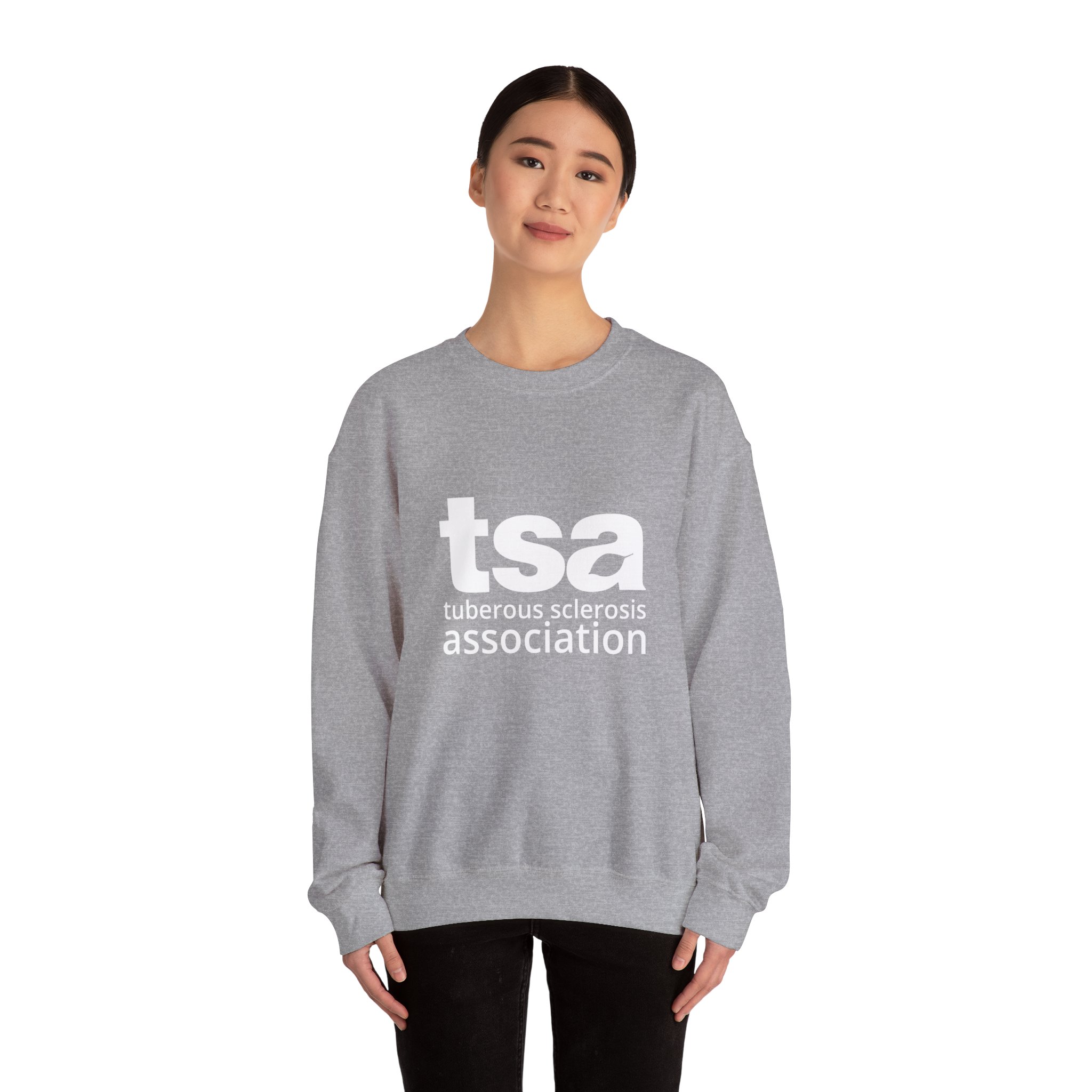 TSA Unisex Heavy Blend Sweatshirt - White Logo - Image 16