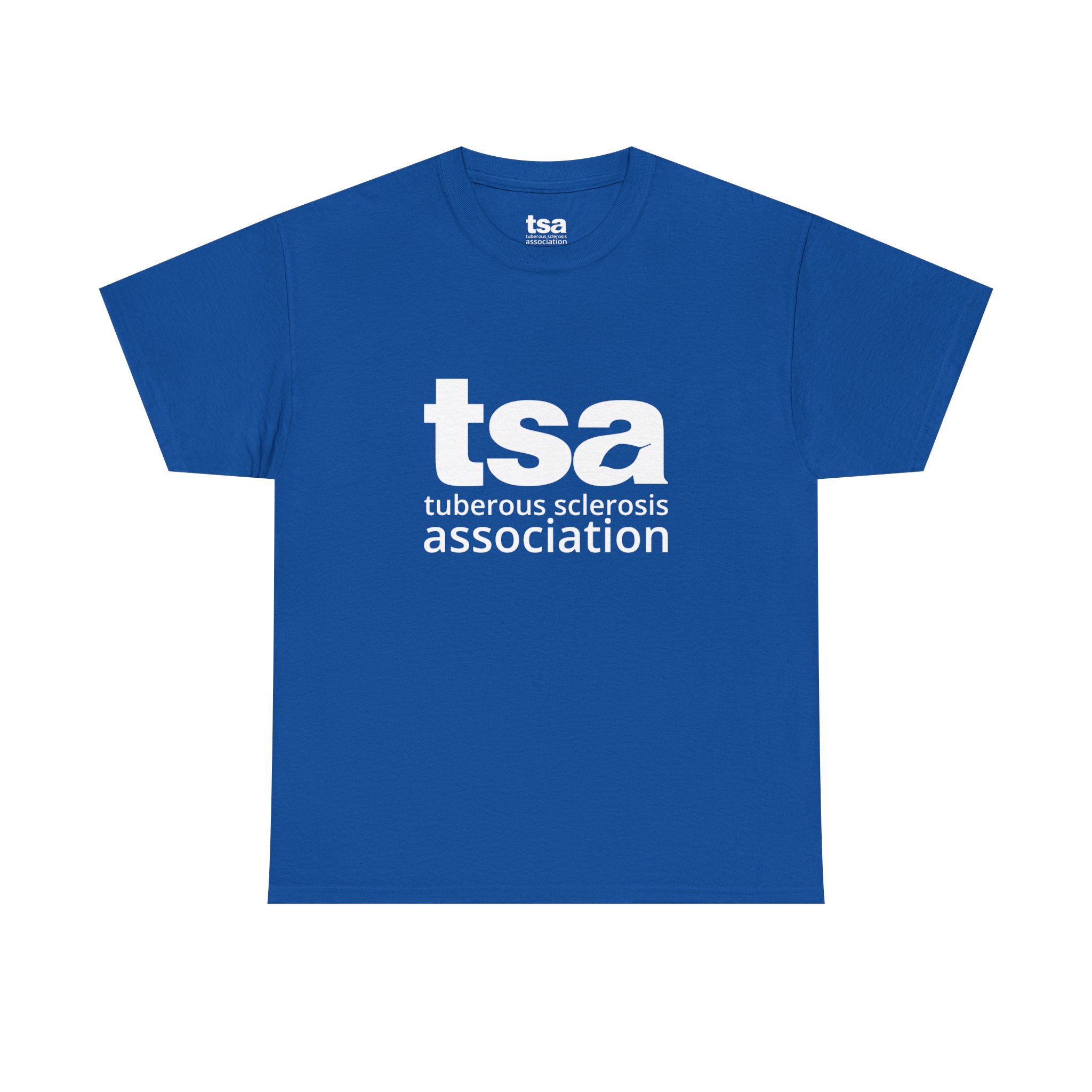 TSA Unisex Heavy Cotton Tee - White Logo - Image 21