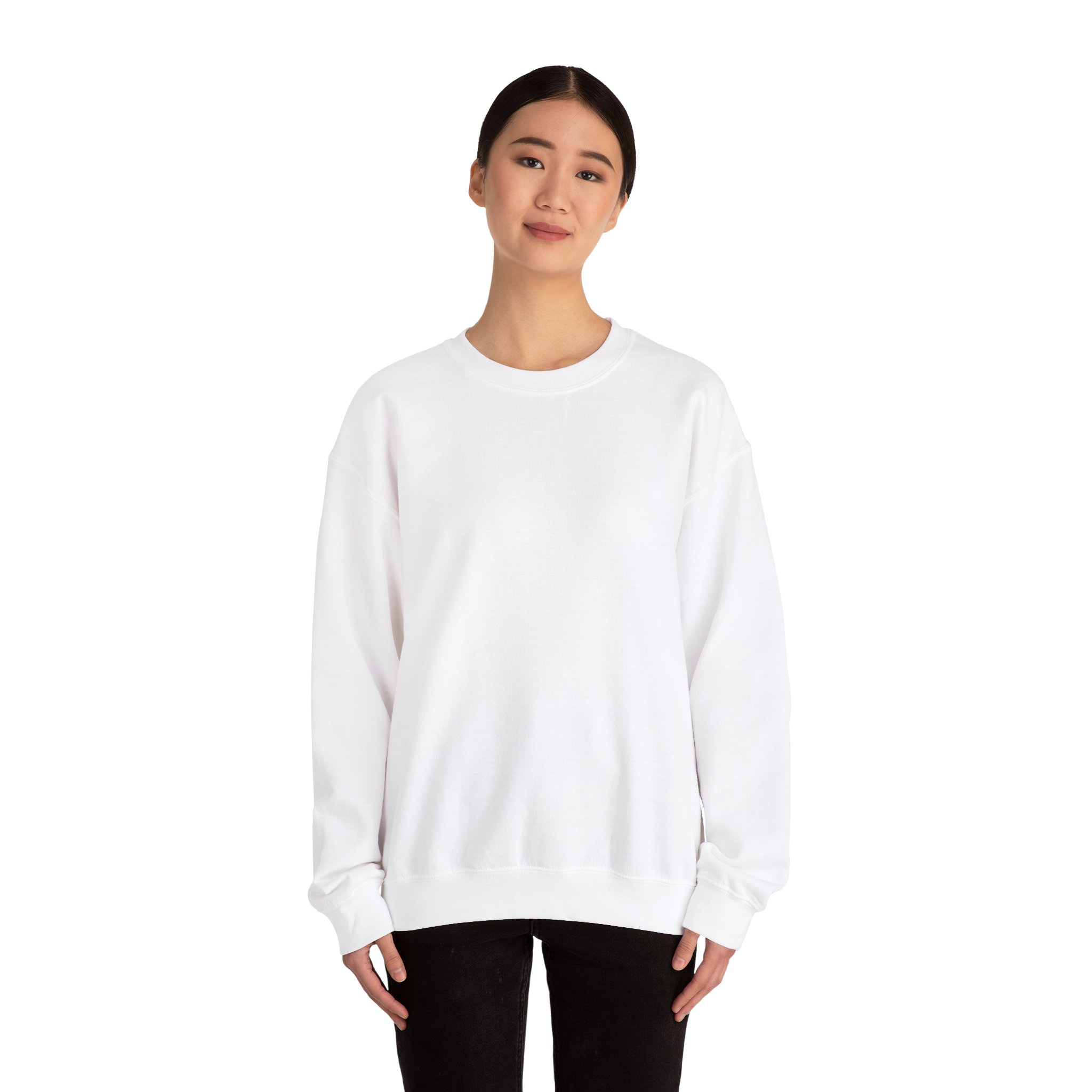 TSA Unisex Heavy Blend Sweatshirt - White Logo - Image 8