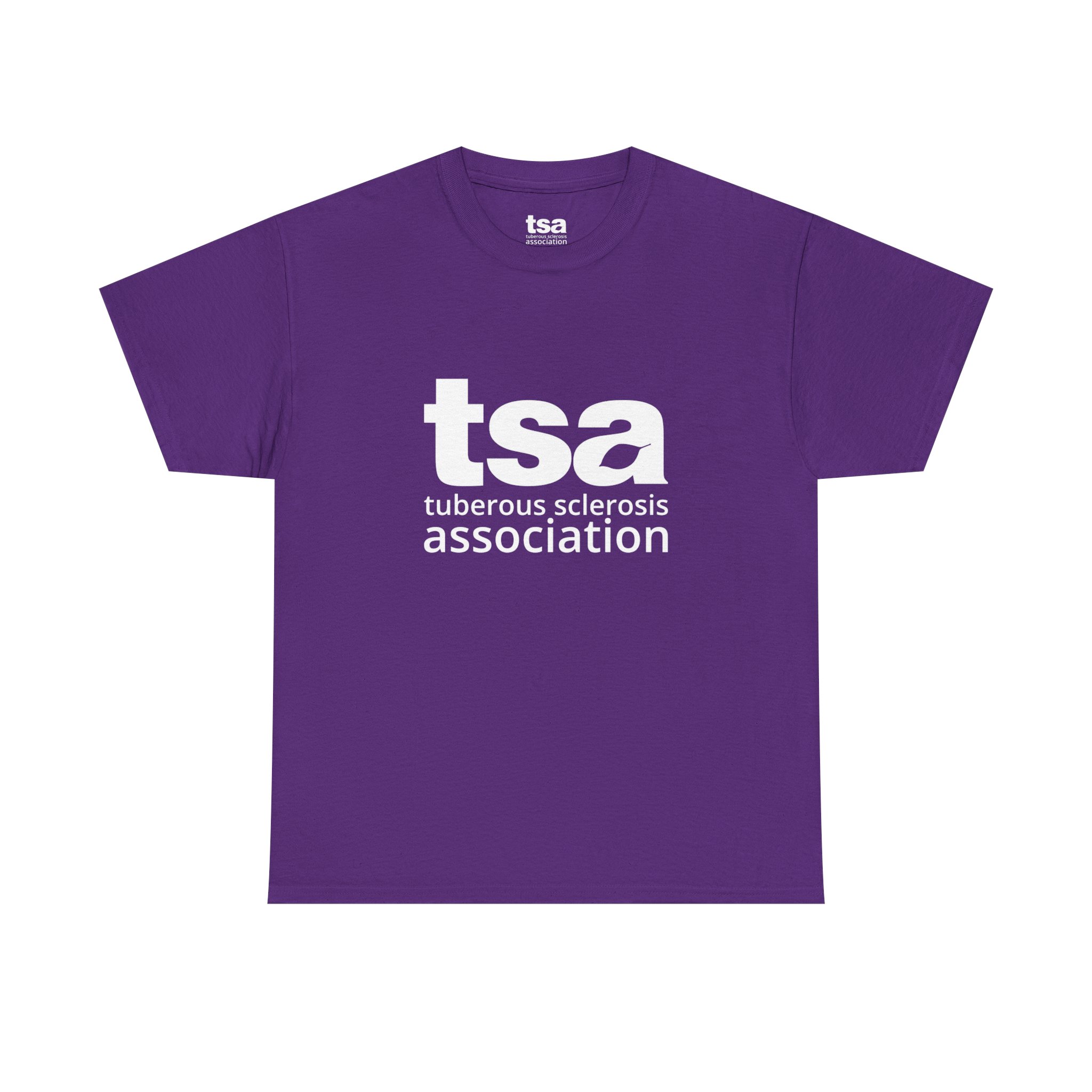TSA Unisex Heavy Cotton Tee - White Logo - Image 5