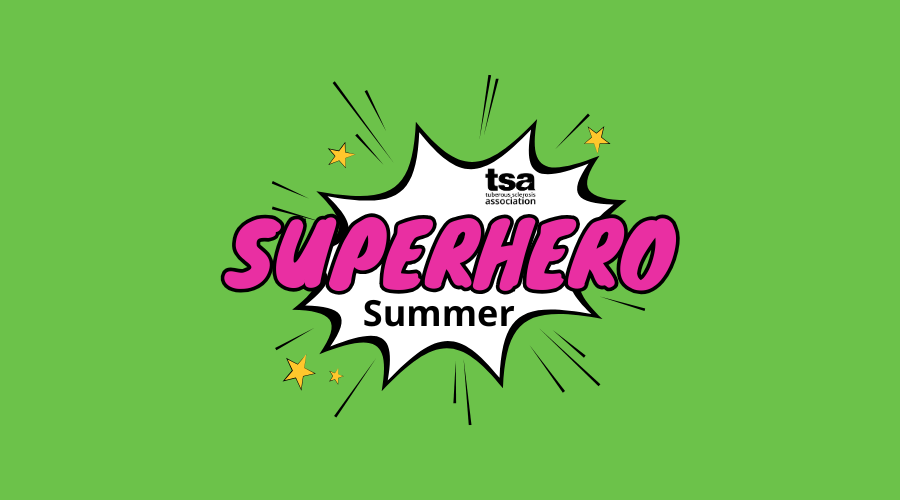 Superhero Fundraising Logo