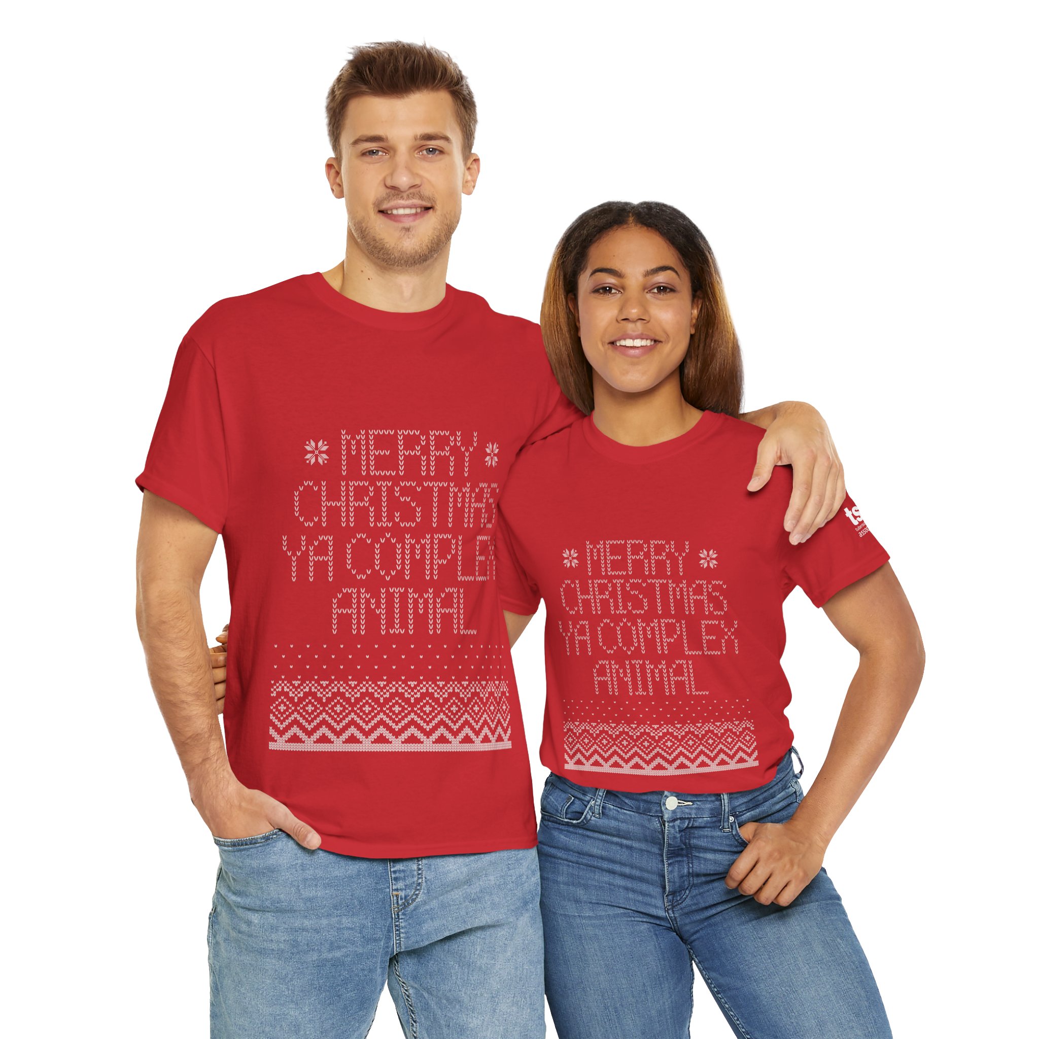 TSA Unisex Heavy Cotton Tee - Merry Christmas - Image 7