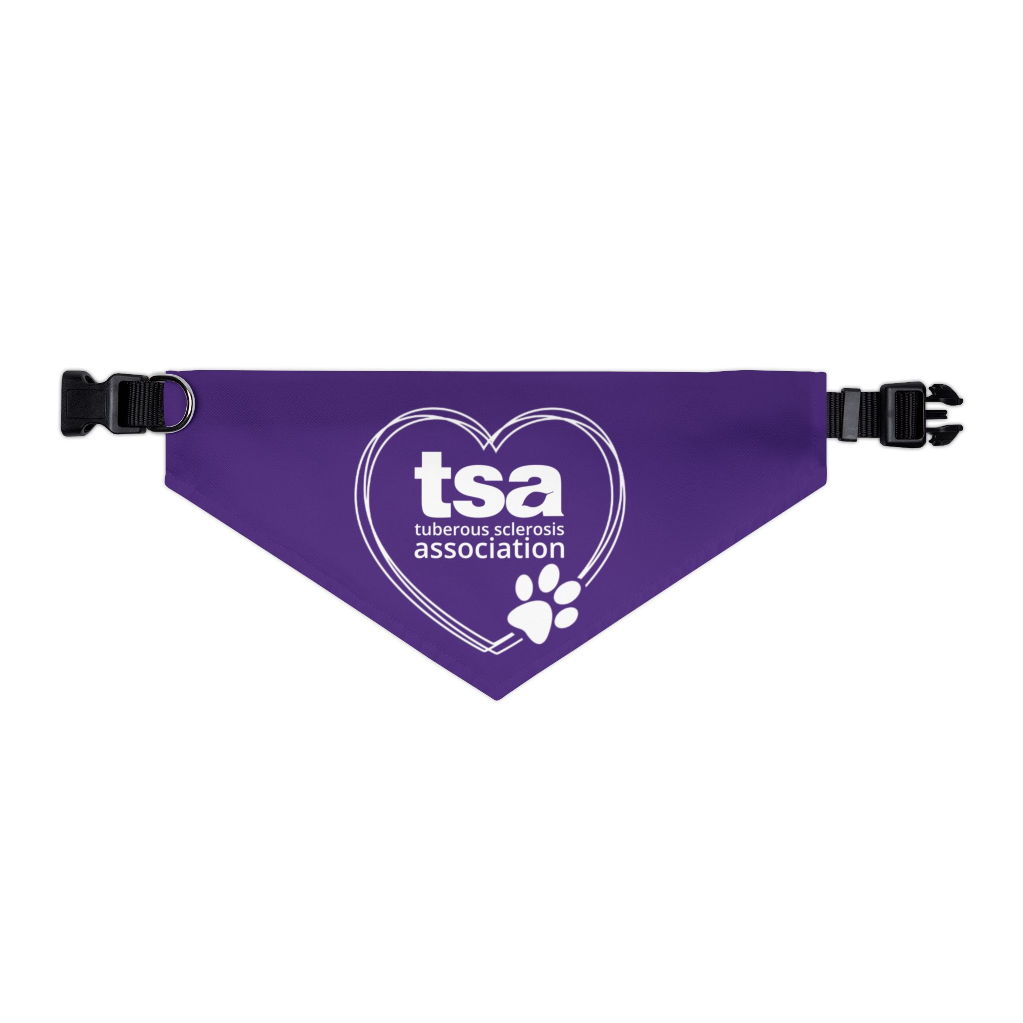 TSA Pet Bandana Collar Purple - Image 7