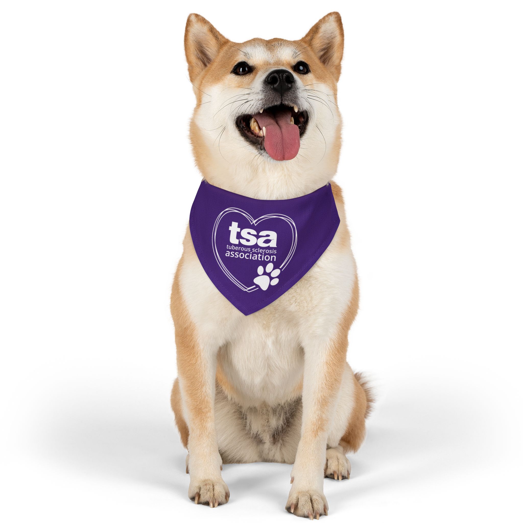 TSA Pet Bandana Collar Purple - Image 4