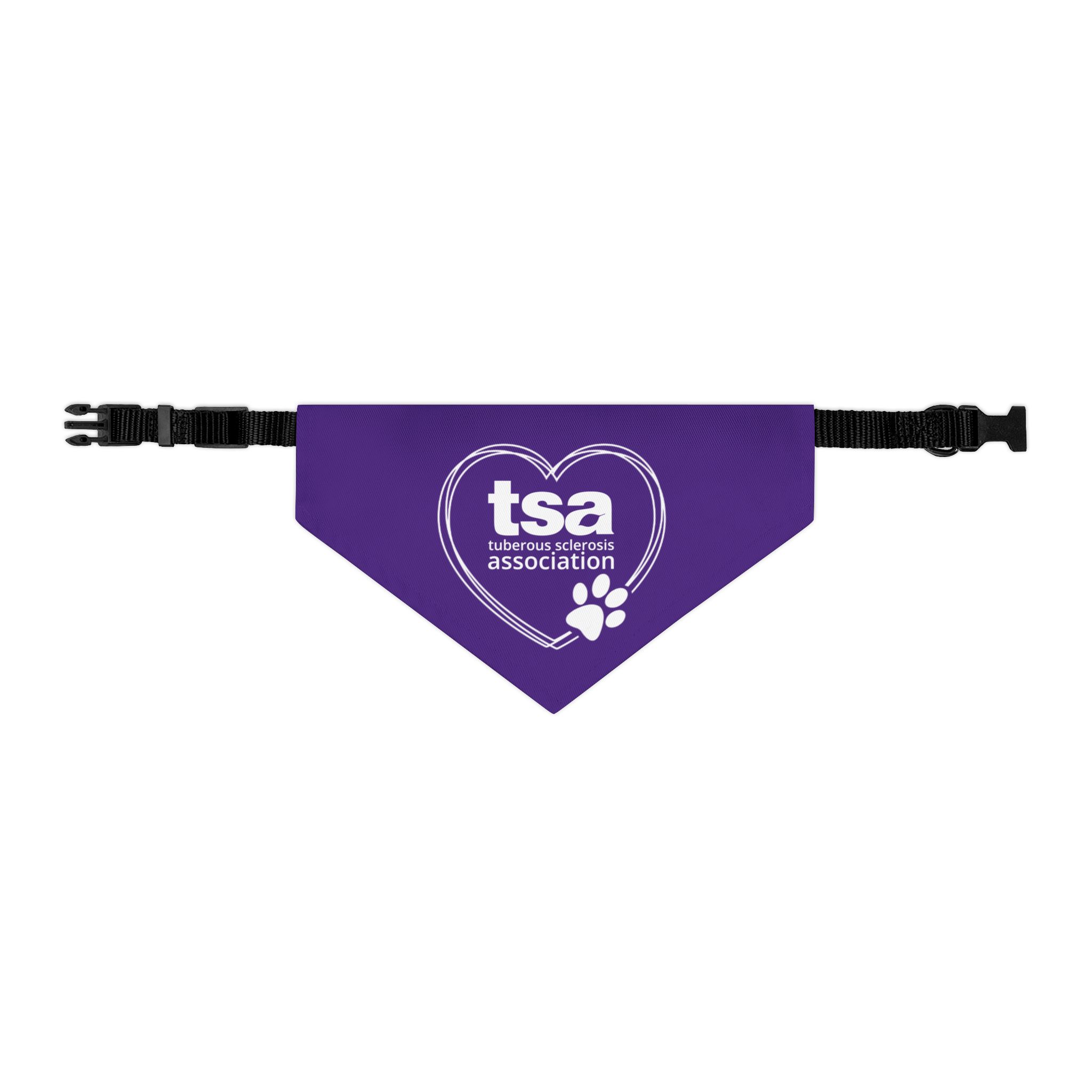 TSA Pet Bandana Collar Purple - Image 3