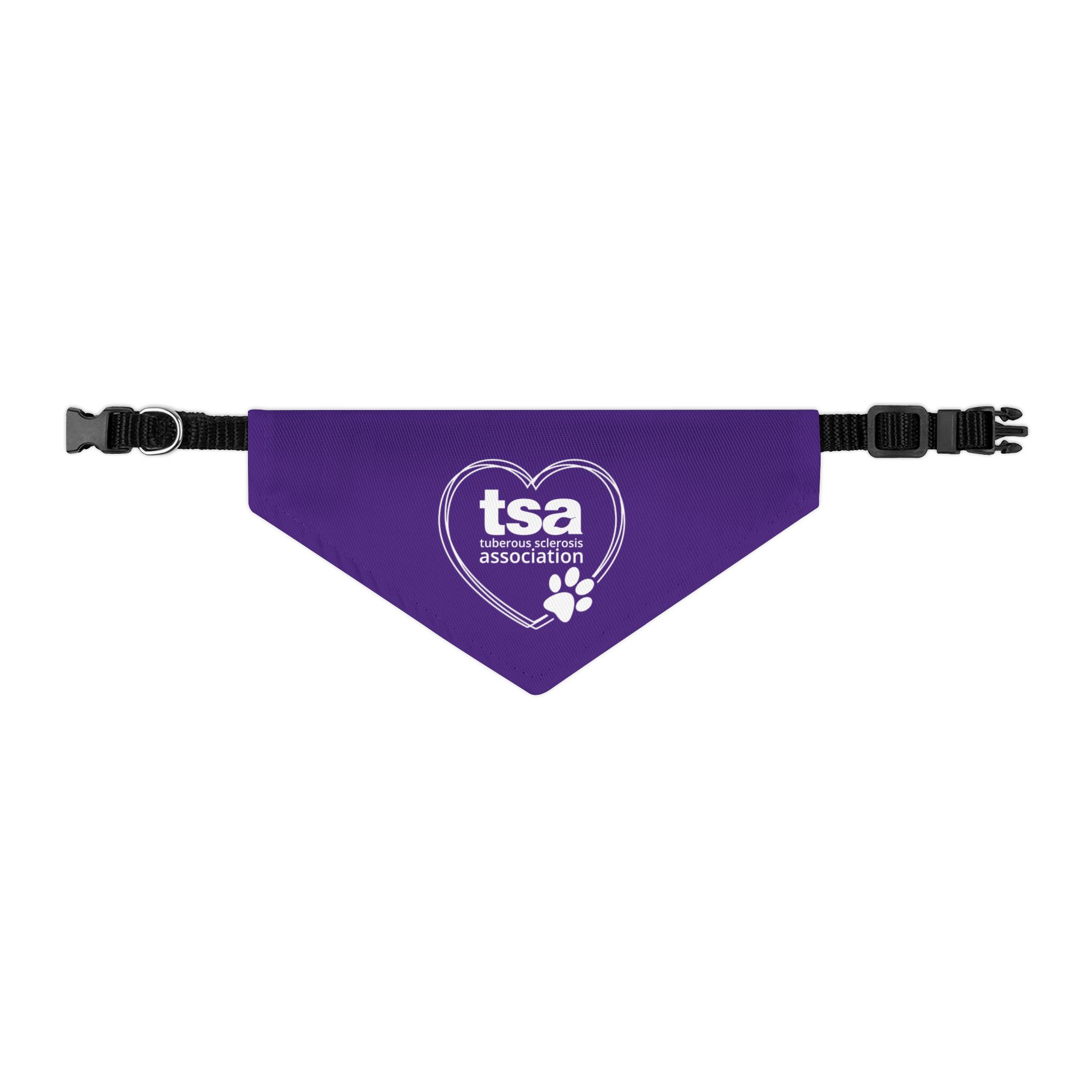 TSA Pet Bandana Collar Purple - Image 5